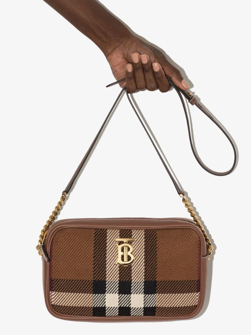 Brown Lola Vintage Check Cross Body Bag