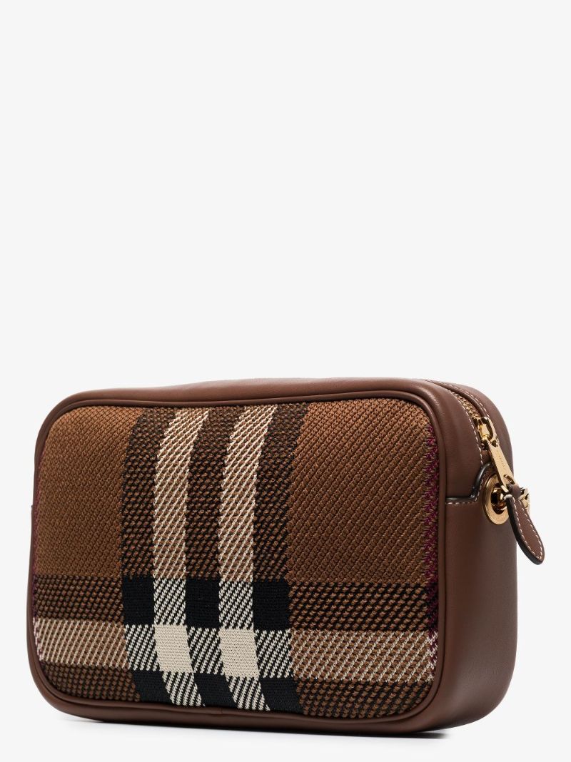 Brown Lola Vintage Check Cross Body Bag