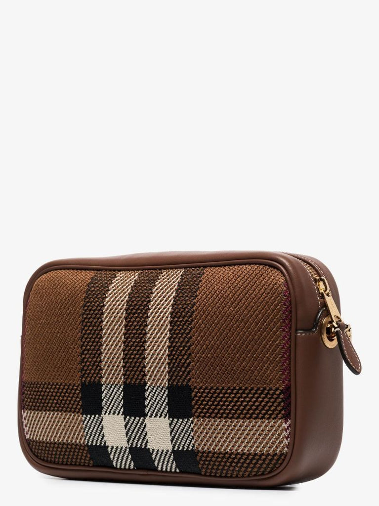 Brown Lola Vintage Check Cross Body Bag
