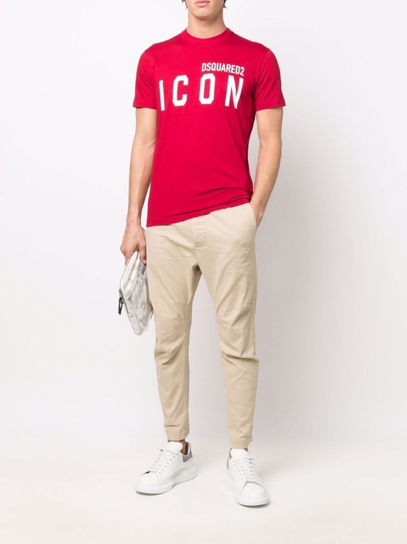 Red Icon Cotton T-shirt
