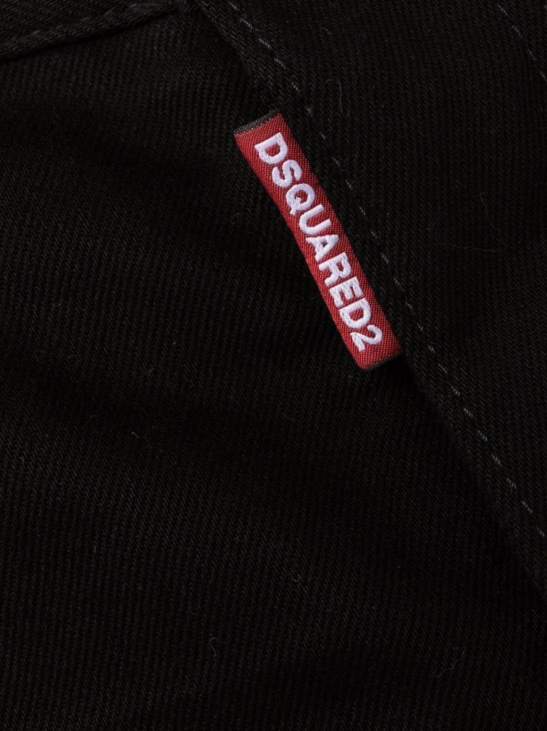 Black Icon Straight-leg Jeans