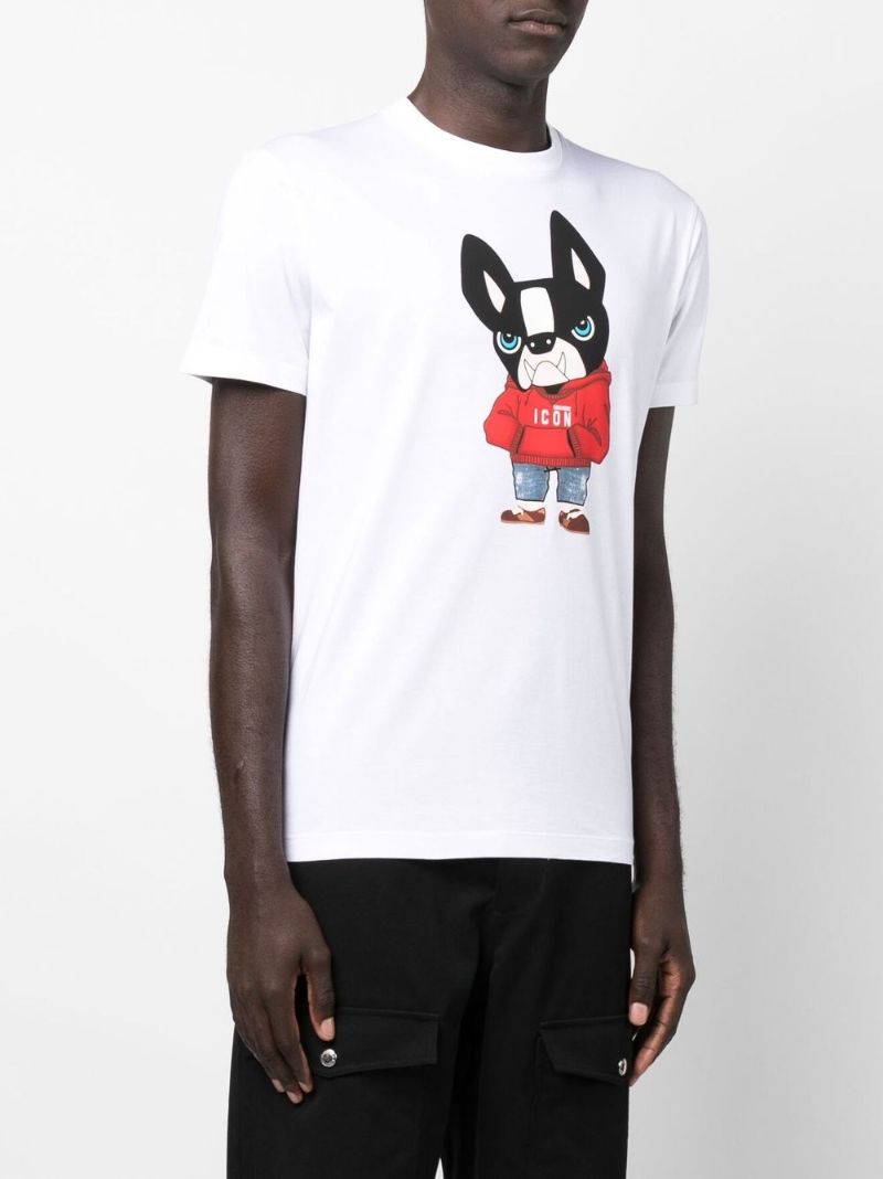 White Icon Ciro Cool Print T-shirt