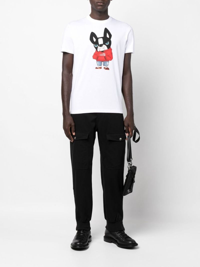 White Icon Ciro Cool Print T-shirt