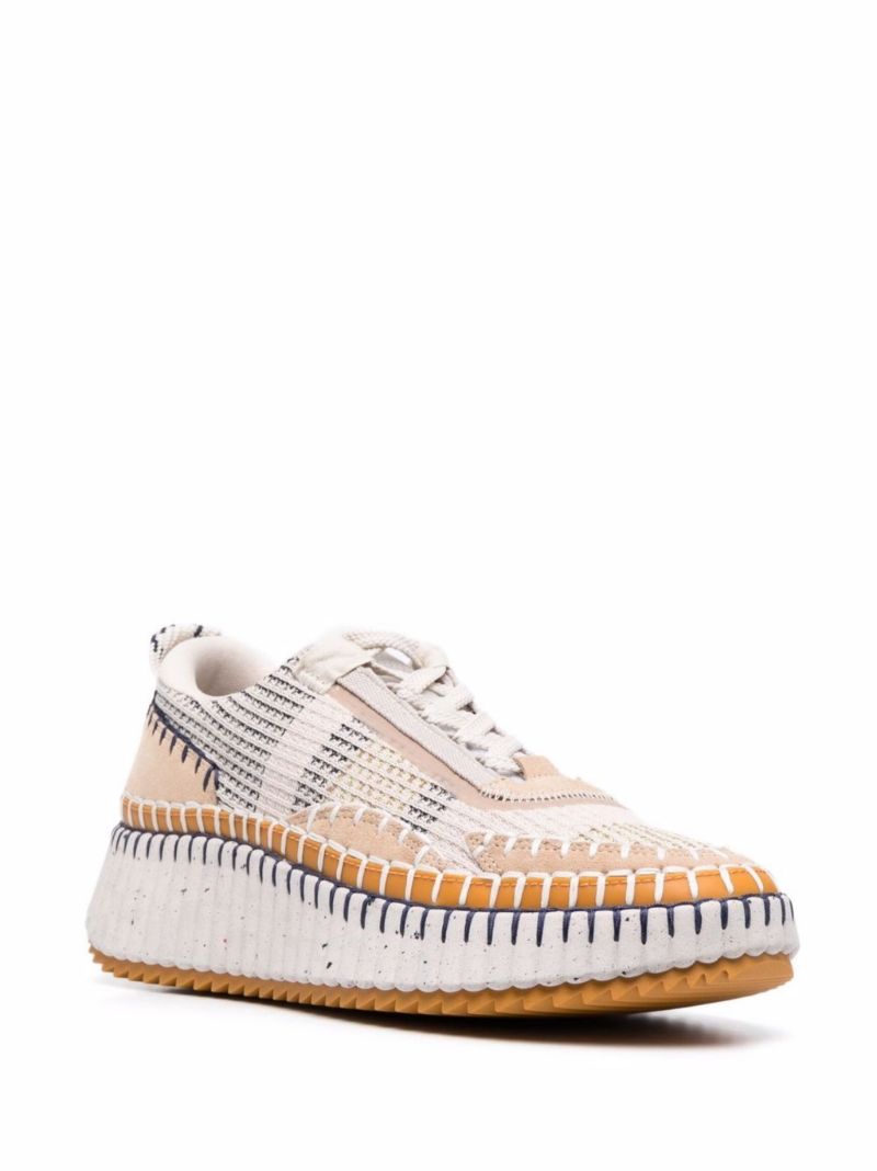 Neutral Nama Recycled Mesh Sneakers