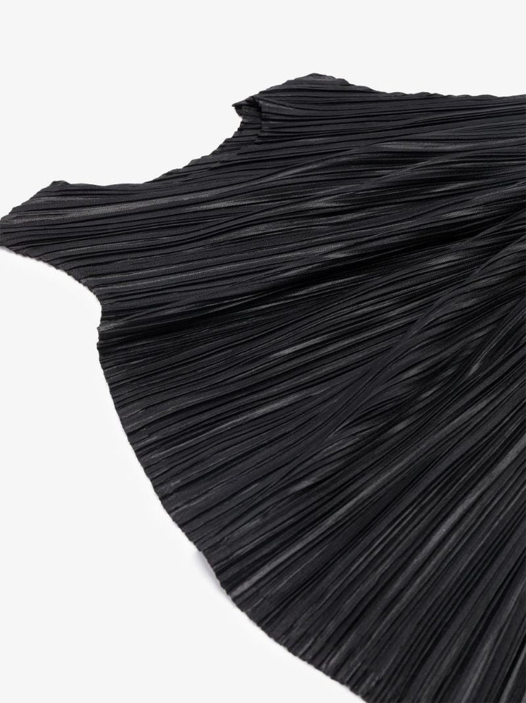 Asymmetric PlissÃ_x0083_Â© Midi Dress