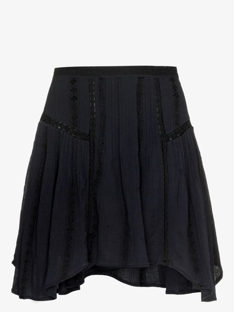 Jorena High Waist Cotton Mini Skirt