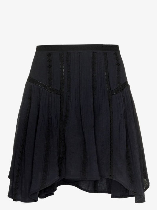 Jorena High Waist Cotton Mini Skirt