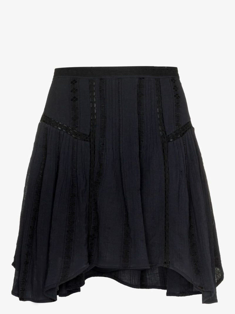 Jorena High Waist Cotton Mini Skirt