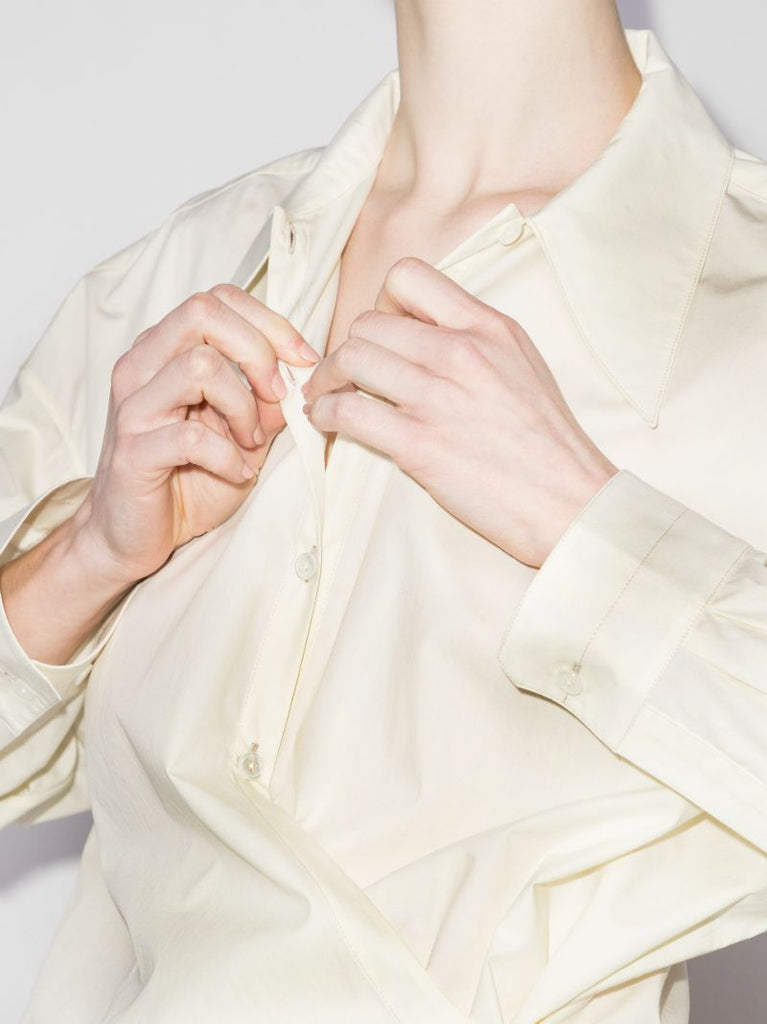 Twisted Cotton Poplin Shirt