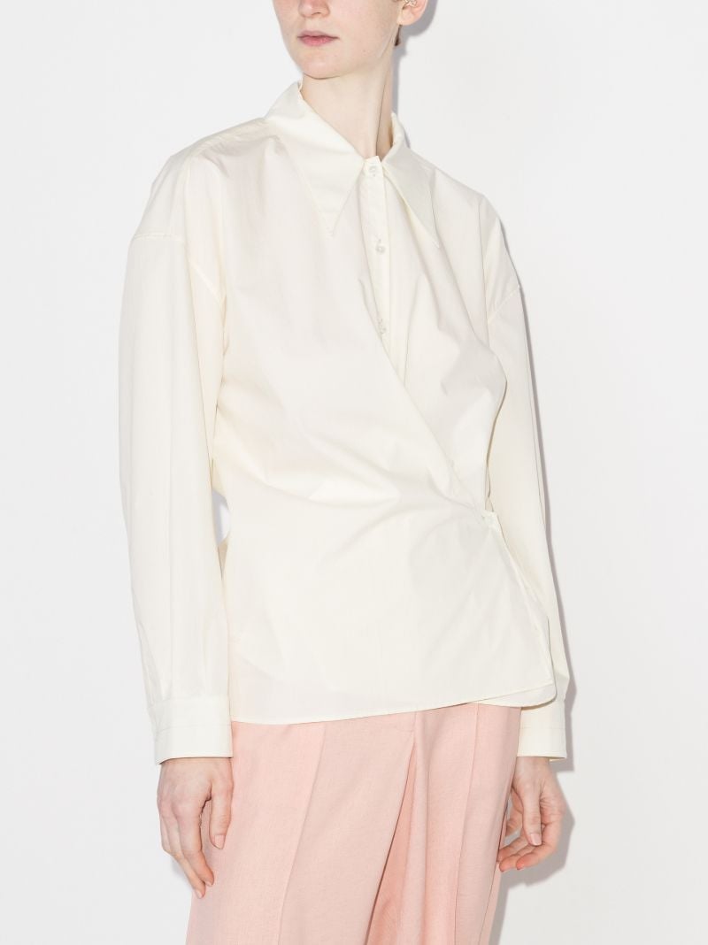 Twisted Cotton Poplin Shirt