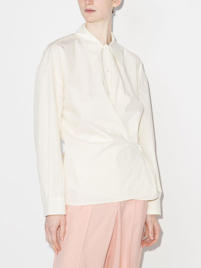 Twisted Cotton Poplin Shirt