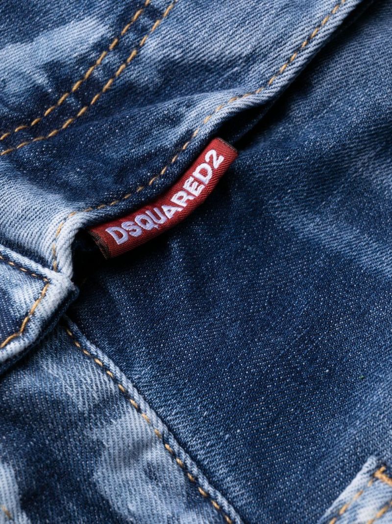 Blue Super Twinky Distressed Skinny Jeans