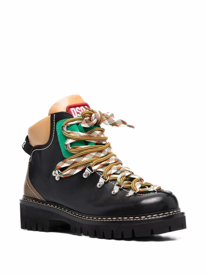 Black Leather Hiking Boots