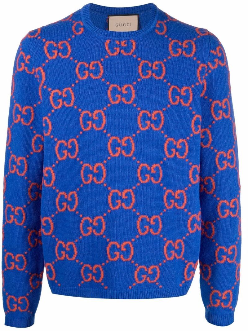Gg Intarsia Wool Sweater