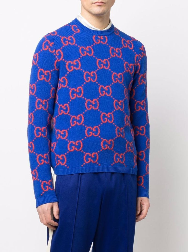 Gg Intarsia Wool Sweater