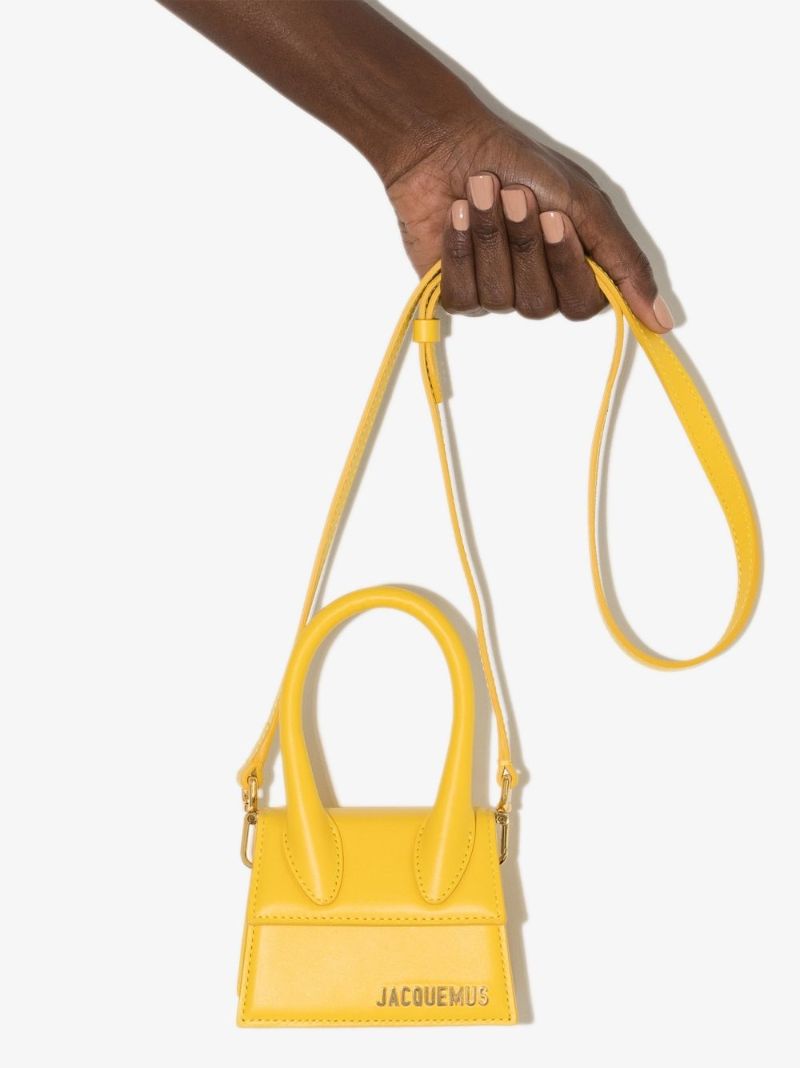Yellow Le Chiquito Leather Mini Bag