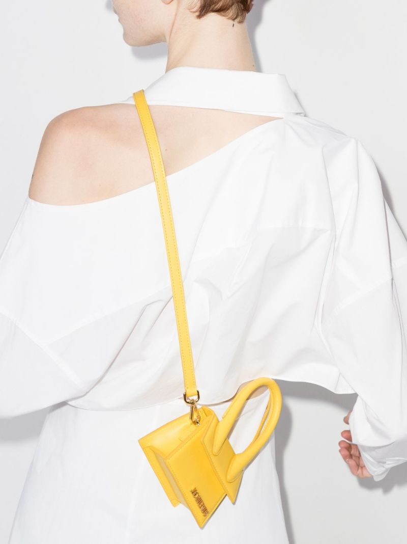 Yellow Le Chiquito Leather Mini Bag