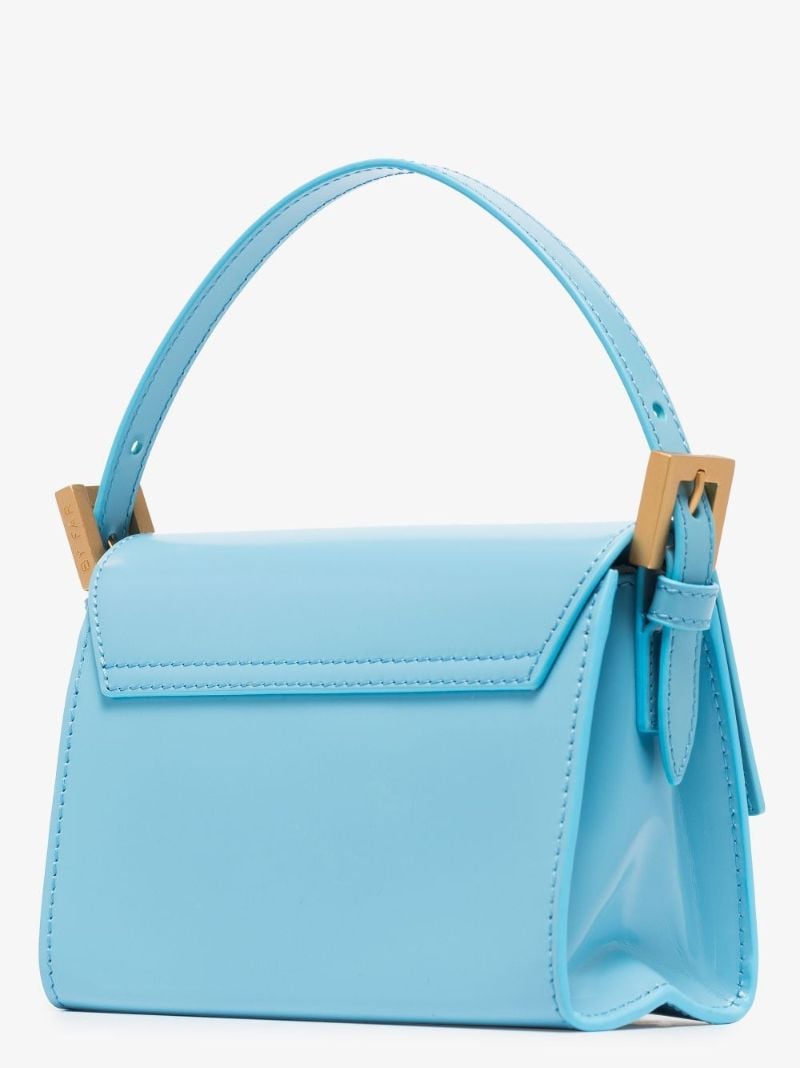 Blue Fran Mini Leather Shoulder Bag