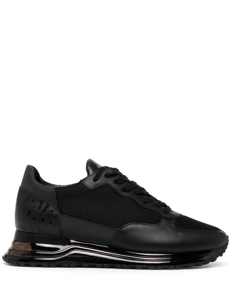 Black Popham Gas Leather Sneakers