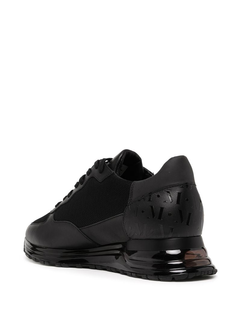 Black Popham Gas Leather Sneakers