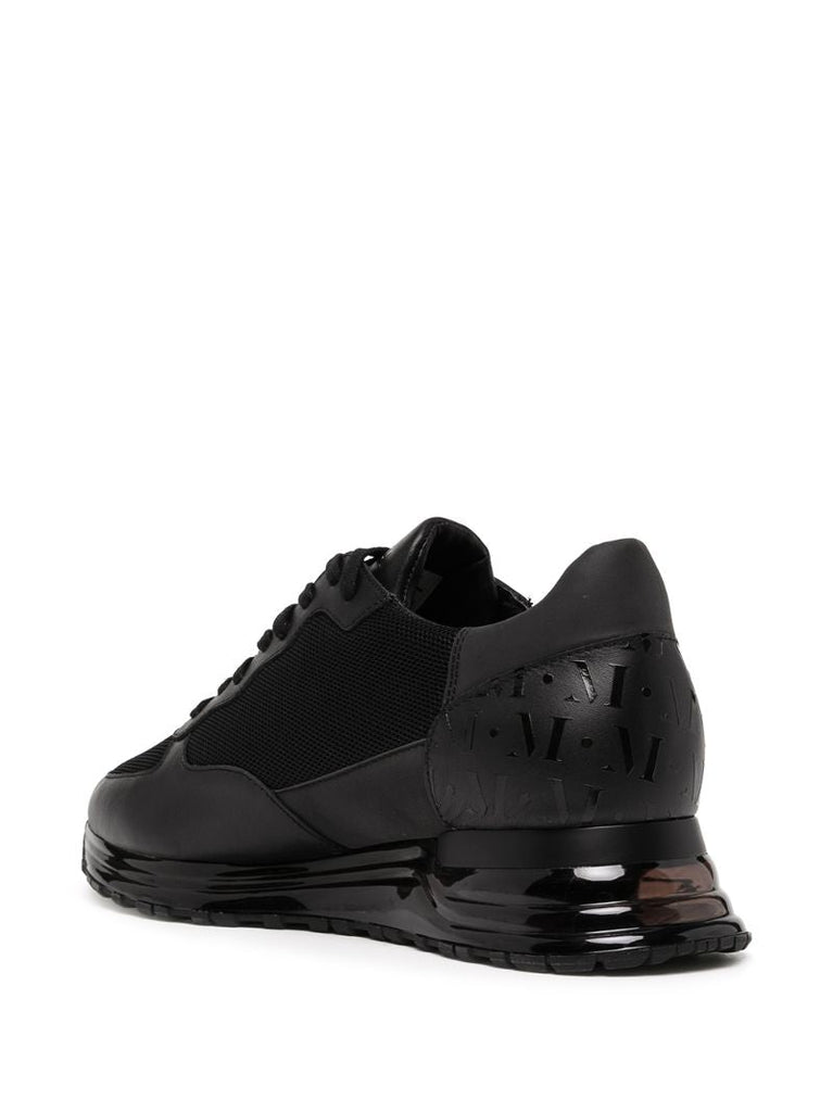 Black Popham Gas Leather Sneakers