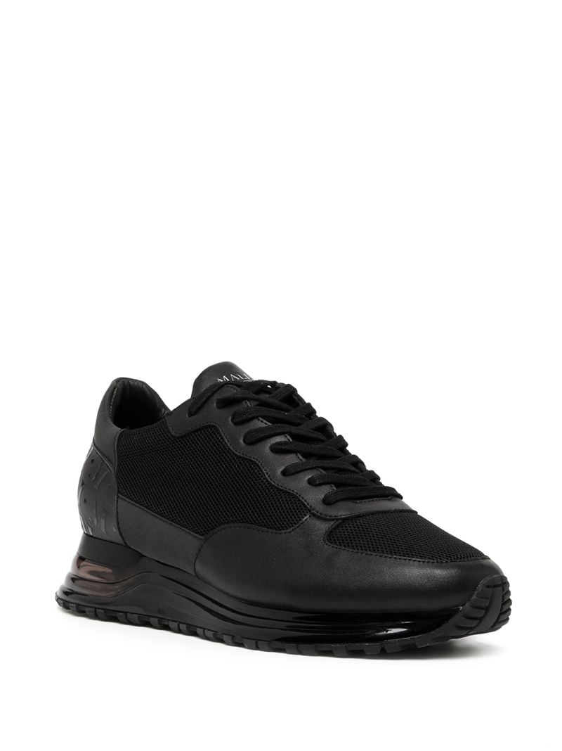 Black Popham Gas Leather Sneakers