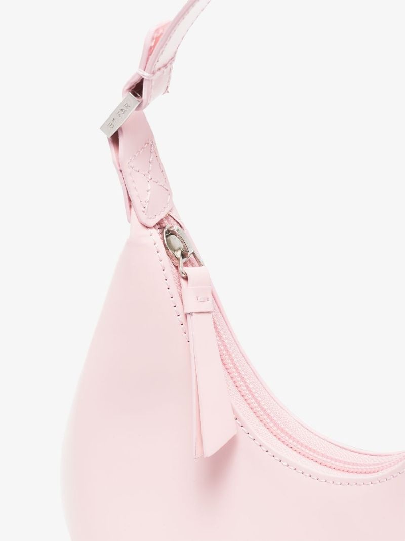 Pink Baby Amber Patent Leather Shoulder Bag