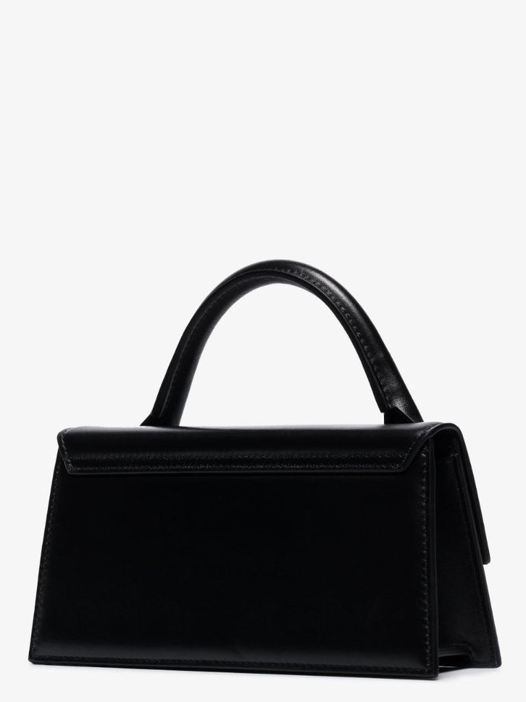 Black Le Chiquito Long Leather Top Handle Bag