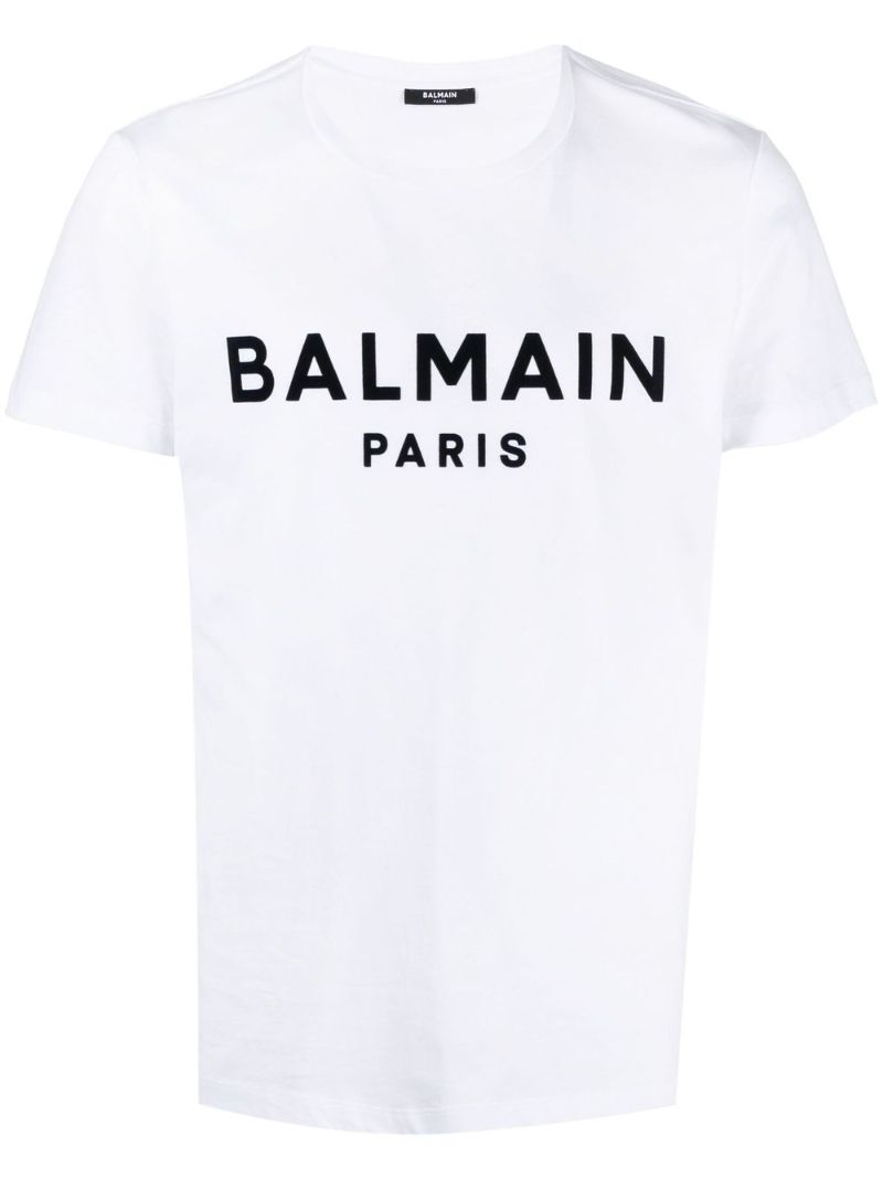 White Logo Organic Cotton T-shirt