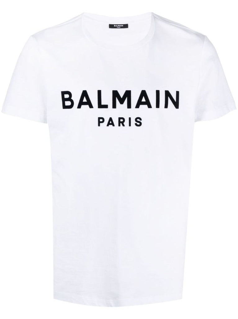 White Logo Organic Cotton T-shirt