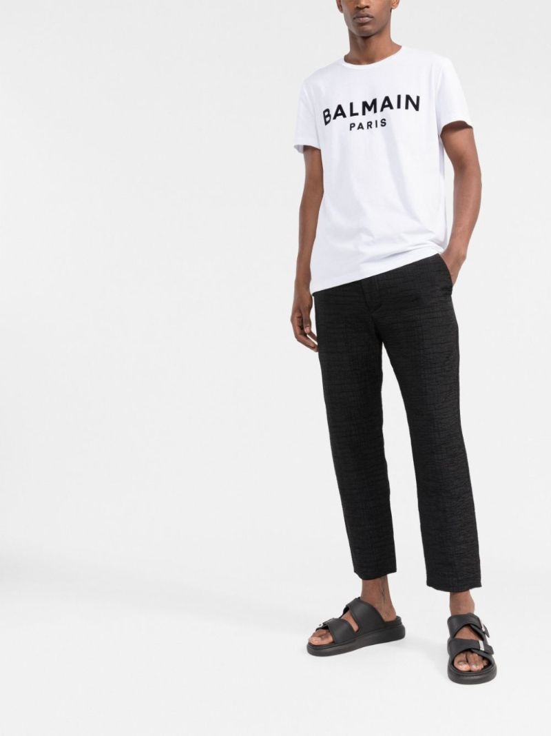 White Logo Organic Cotton T-shirt