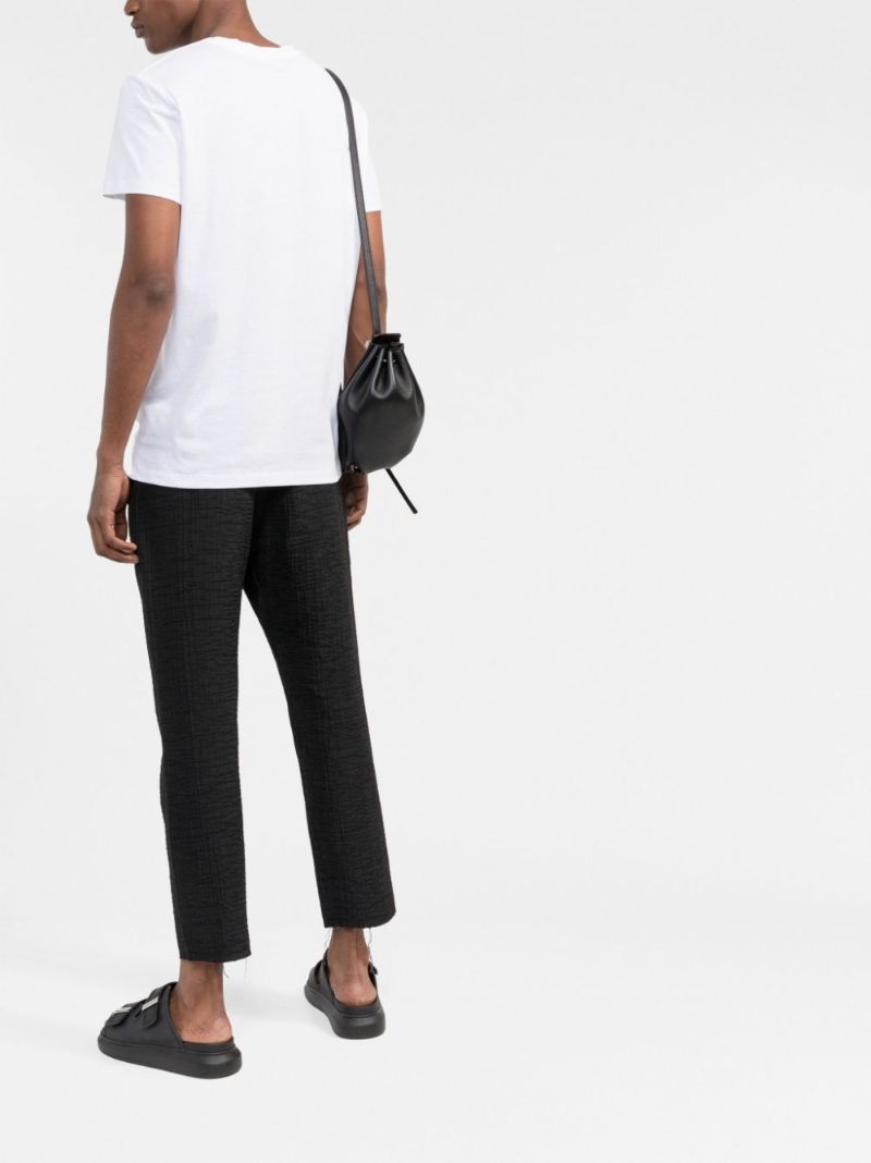 White Logo Organic Cotton T-shirt