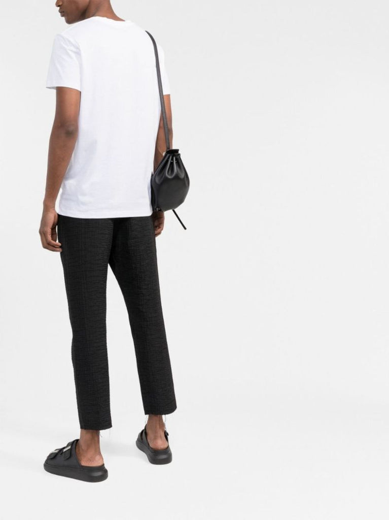 White Logo Organic Cotton T-shirt