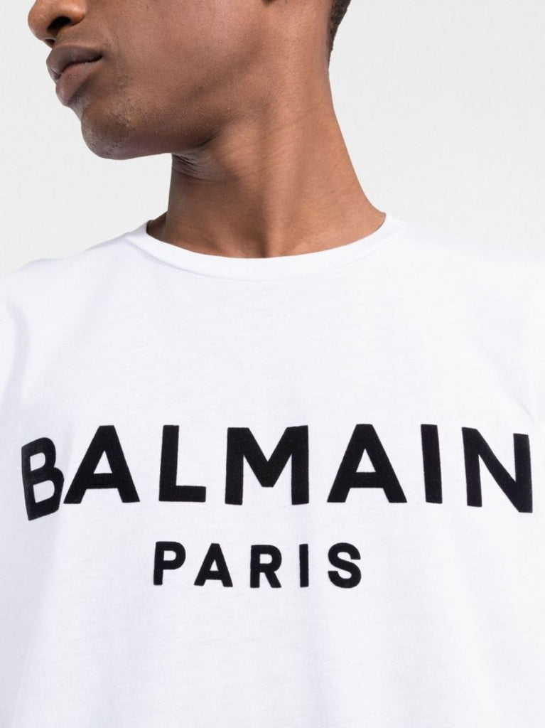 White Logo Organic Cotton T-shirt