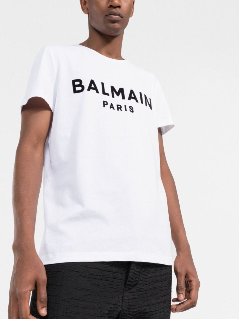 White Logo Organic Cotton T-shirt