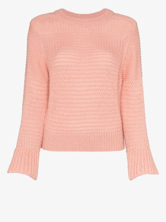 Bell Sleeve Knitted Sweater
