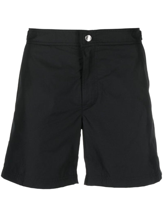 Black Logo Tape Swim Shorts