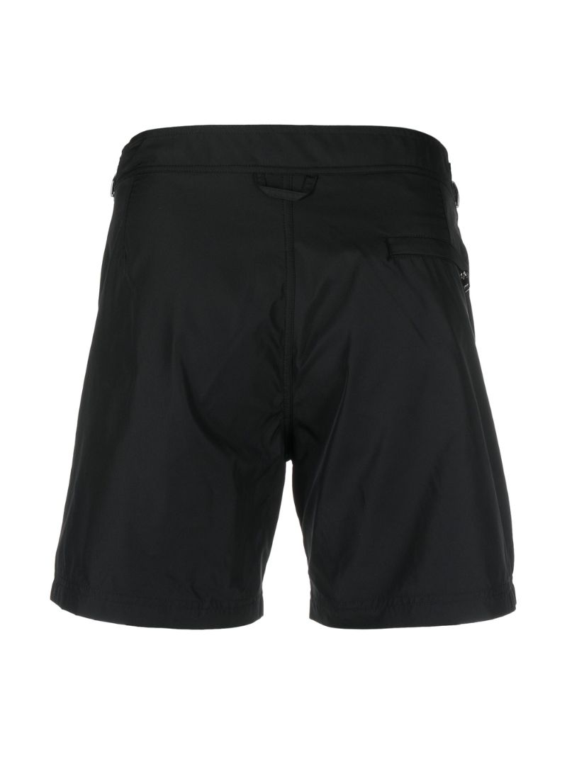 Black Logo Tape Swim Shorts