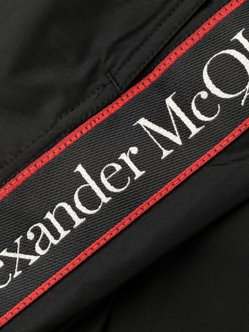 Black Logo Tape Swim Shorts