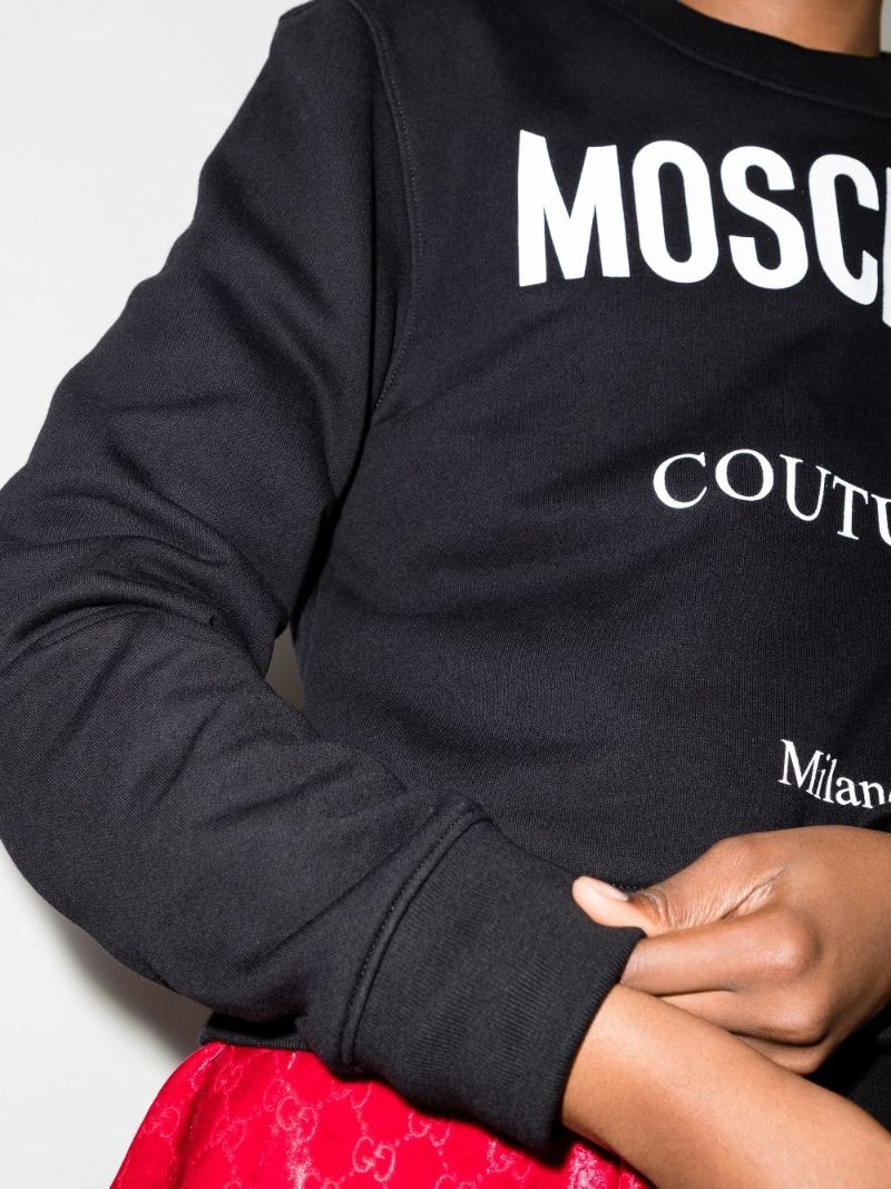 Couture Logo Print Sweatshirt