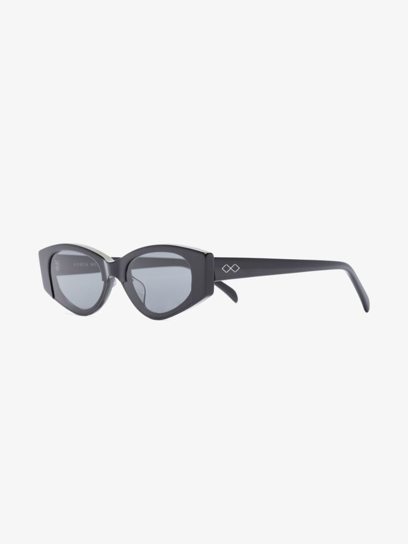 Black Dixy Cat Eye Sunglasses