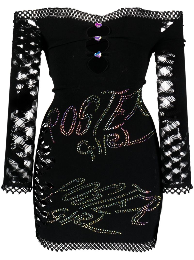 Coco Net Lace Mini Dress