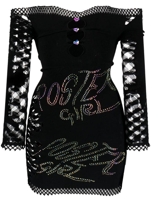 Coco Net Lace Mini Dress