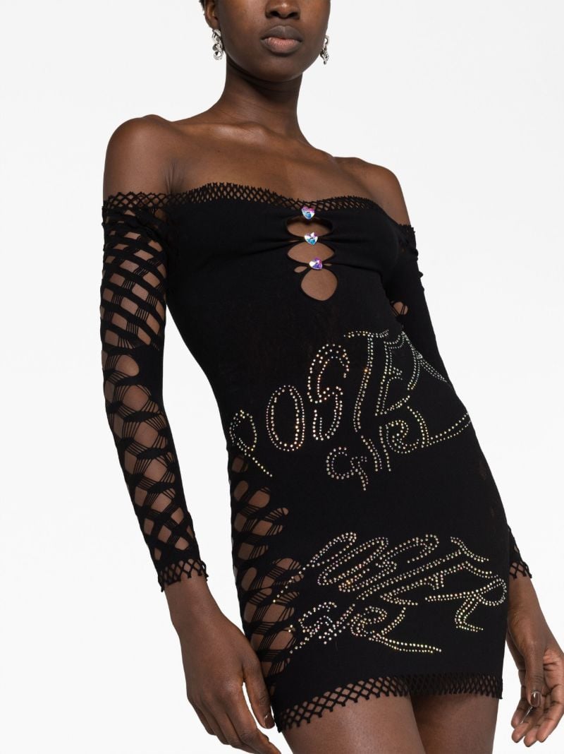 Coco Net Lace Mini Dress