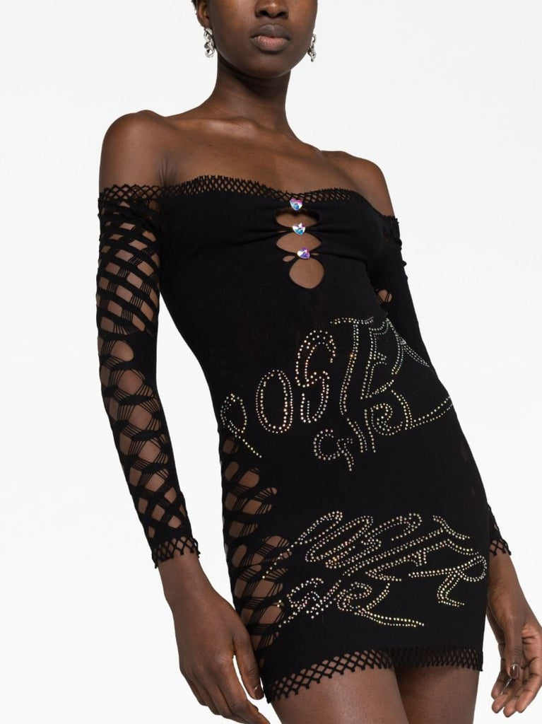 Coco Net Lace Mini Dress