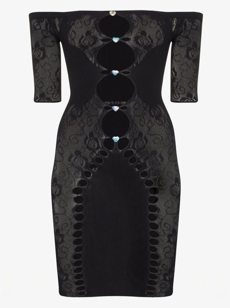 Alice Cutout Lace Mini Dress