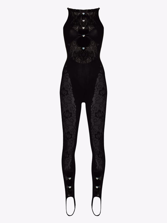 Janice Cutout Lace Jumpsuit