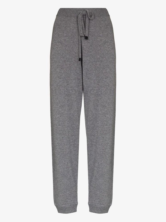 Drawstring Wool Track Pants