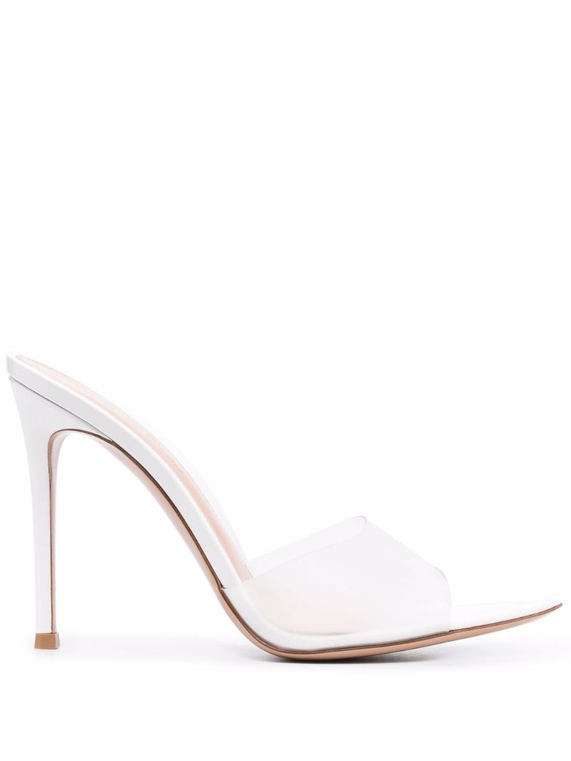 White Elle Open-toe Sandals