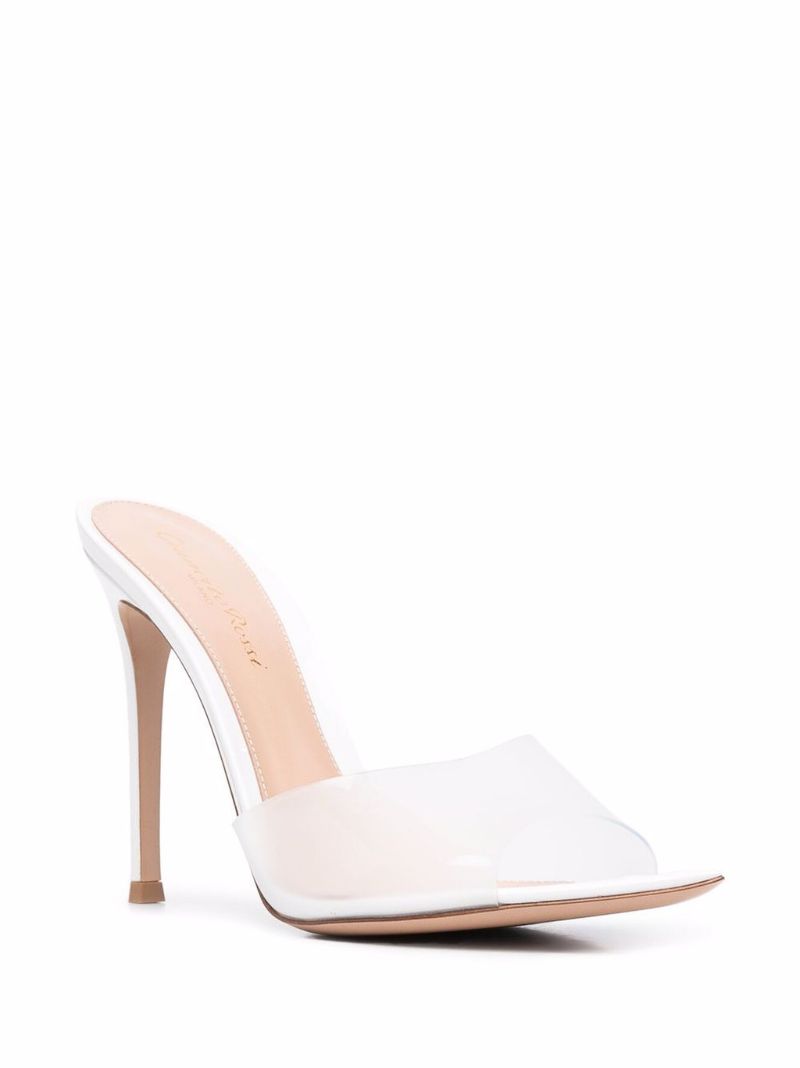 White Elle Open-toe Sandals